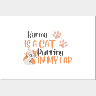 Karma is a cat purring in my lap - Midnights Taylor Swift lyric Posters and Art